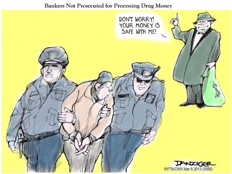 Political/Editorial Cartoon by Jeff Danziger, CWS/CartoonArts Intl. on Stock Market at Record High