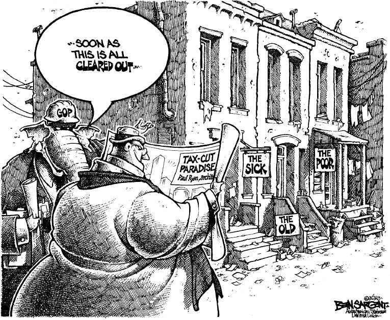 Political/Editorial Cartoon by Ben Sargent, Austin American-Statesman on Republicans Making Changes