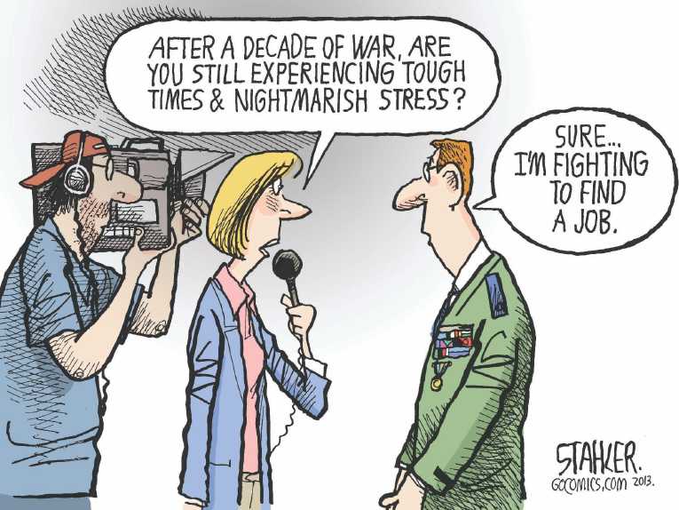 Political/Editorial Cartoon by Jeff Stahler on Efforts Against Terror Continue