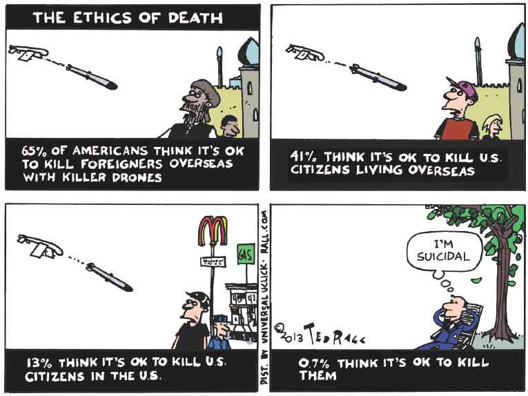 Political/Editorial Cartoon by Ted Rall on In Other News