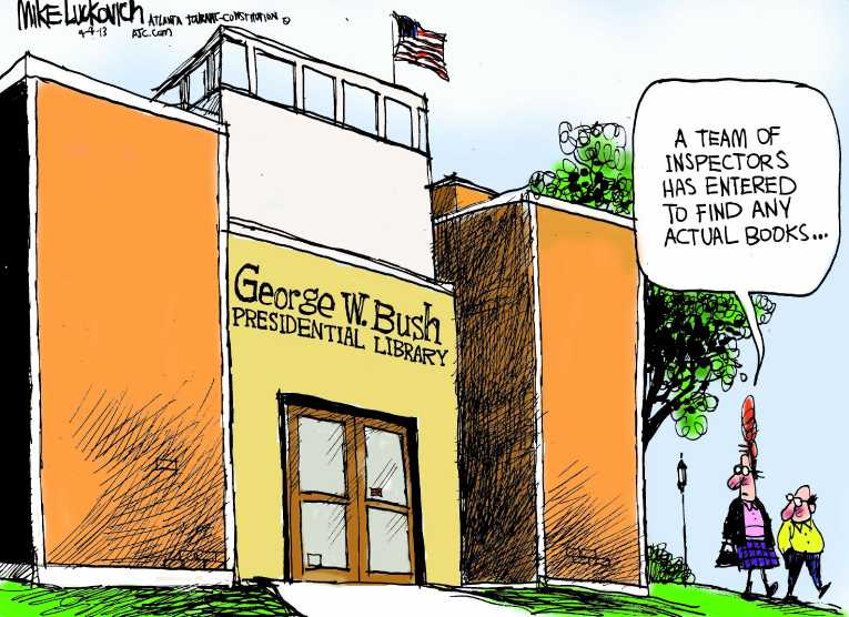 Political/Editorial Cartoon by Mike Luckovich, Atlanta Journal-Constitution on In Other News