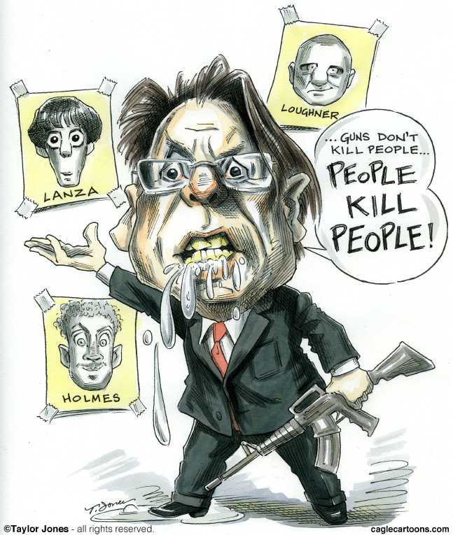 Political/Editorial Cartoon by Taylor Jones, Tribune Media Services on Gun Compromise Reached