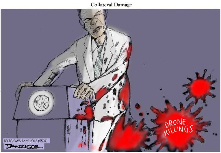 Political/Editorial Cartoon by Jeff Danziger, CWS/CartoonArts Intl. on Obama Agrees to Soc. Sec. Cuts