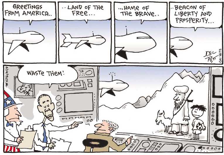 Political/Editorial Cartoon by Joel Pett, Lexington Herald-Leader, CWS/CartoonArts Intl. on Sequester Continues