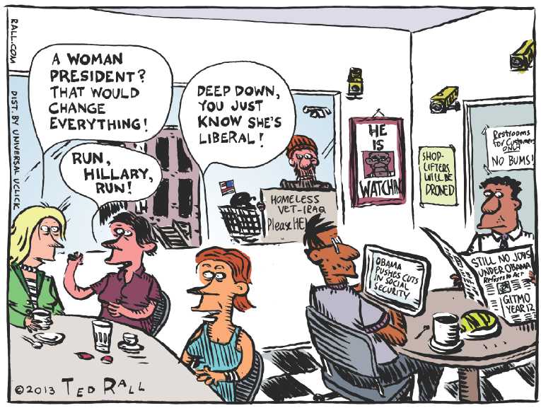 Political/Editorial Cartoon by Ted Rall on In Other News