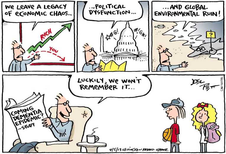 Political/Editorial Cartoon by Joel Pett, Lexington Herald-Leader, CWS/CartoonArts Intl. on In Other News