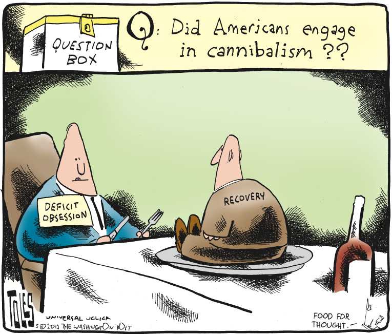 Political/Editorial Cartoon by Tom Toles, Washington Post on Stock Market Breaks 15,000