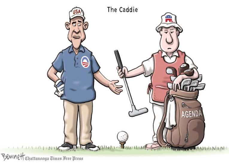 Political/Editorial Cartoon by Clay Bennett, Chattanooga Times Free Press on Americans Respond to GOP’s Push