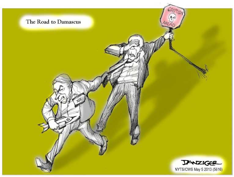 Political/Editorial Cartoon by Jeff Danziger, CWS/CartoonArts Intl. on Another US War Looming