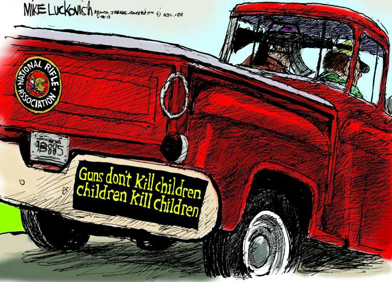 Political/Editorial Cartoon by Mike Luckovich, Atlanta Journal-Constitution on In Other News