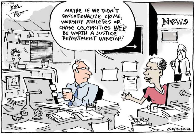 Political/Editorial Cartoon by Joel Pett, Lexington Herald-Leader, CWS/CartoonArts Intl. on In Other News