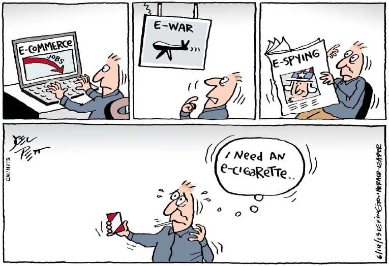 Political/Editorial Cartoon by Joel Pett, Lexington Herald-Leader, CWS/CartoonArts Intl. on In Other News