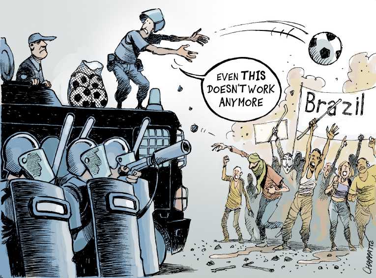 Political/Editorial Cartoon by Patrick Chappatte, International Herald Tribune on In Other News