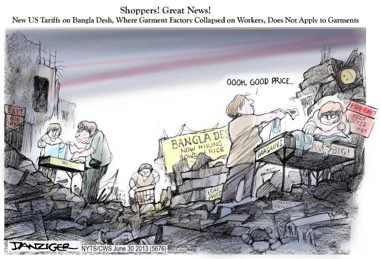 Political/Editorial Cartoon by Jeff Danziger, CWS/CartoonArts Intl. on In Other News