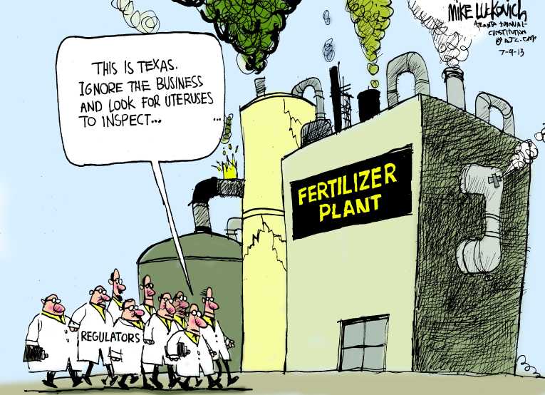 Political/Editorial Cartoon by Mike Luckovich, Atlanta Journal-Constitution on Republicans Fighting for Life
