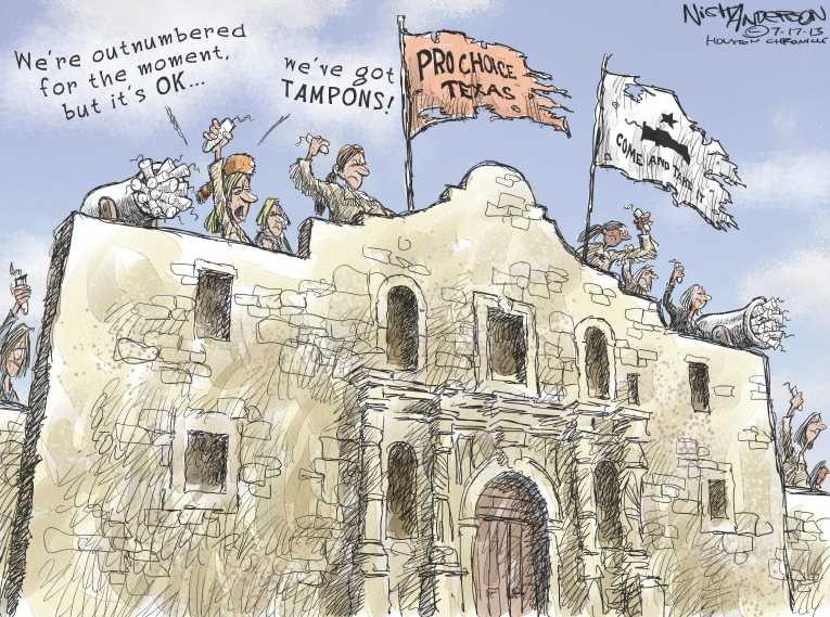 Political/Editorial Cartoon by Nick Anderson, Houston Chronicle on In Other News