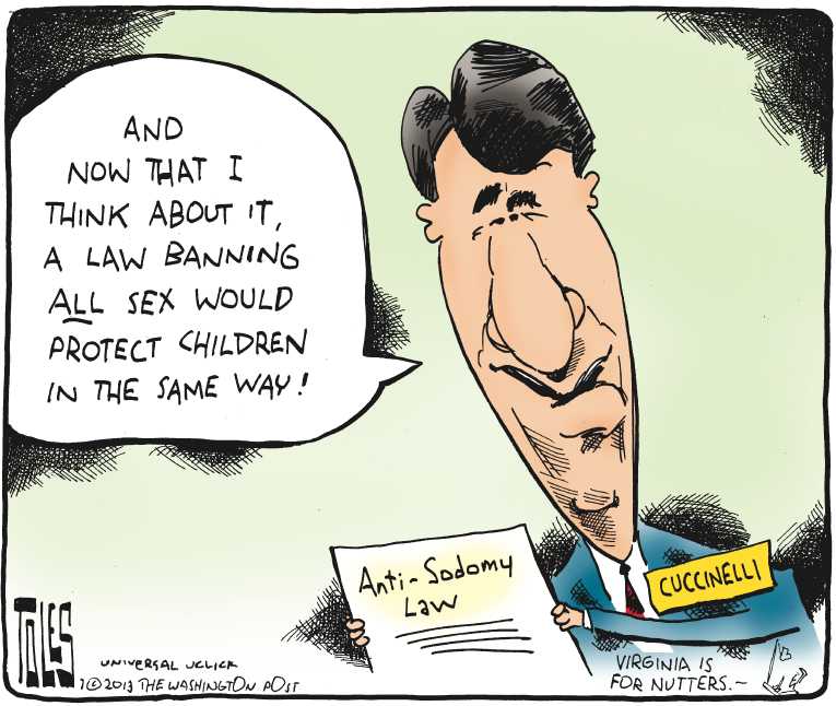 Political/Editorial Cartoon by Tom Toles, Washington Post on Dynamic Party Leaders Impress