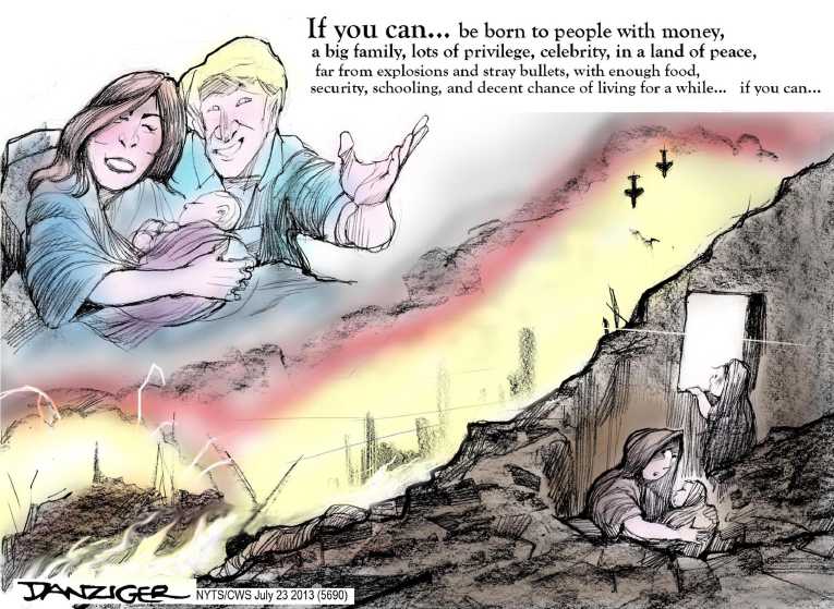 Political/Editorial Cartoon by Jeff Danziger, CWS/CartoonArts Intl. on In Other News