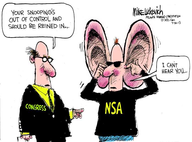 Political/Editorial Cartoon by Mike Luckovich, Atlanta Journal-Constitution on Manning Convicted by Military Court