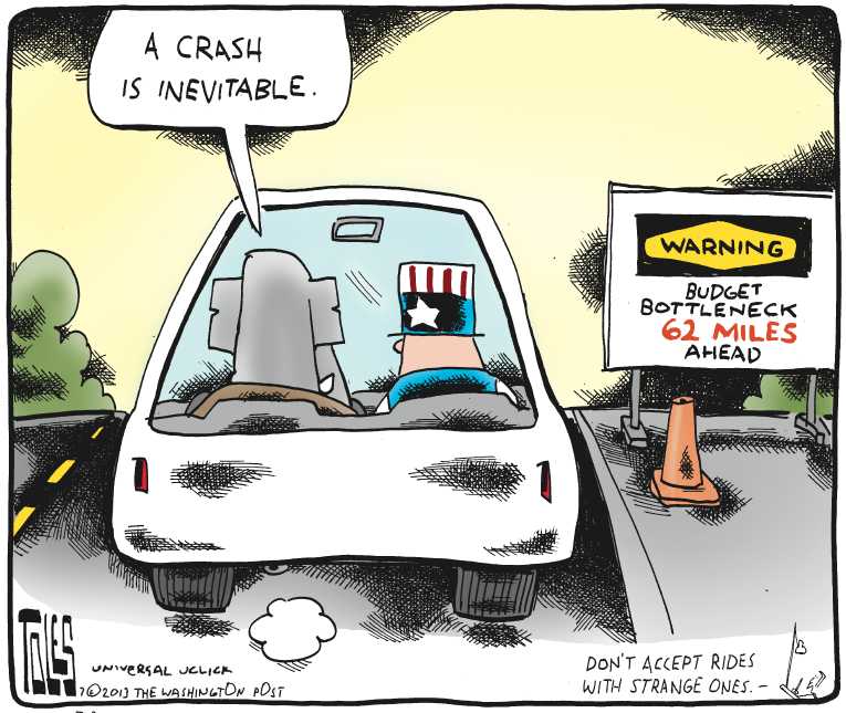 Political/Editorial Cartoon by Tom Toles, Washington Post on Congress Returns to Session