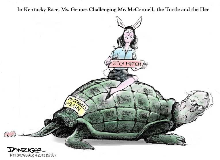 Political/Editorial Cartoon by Jeff Danziger, CWS/CartoonArts Intl. on Ted Cruz Emerges as Party Leader