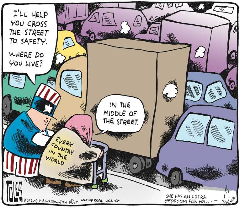 Political/Editorial Cartoon by Tom Toles, Washington Post on In Other News