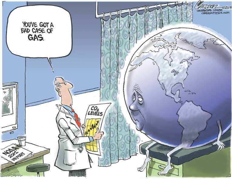 Political/Editorial Cartoon by Stuart Carlson on In Other News