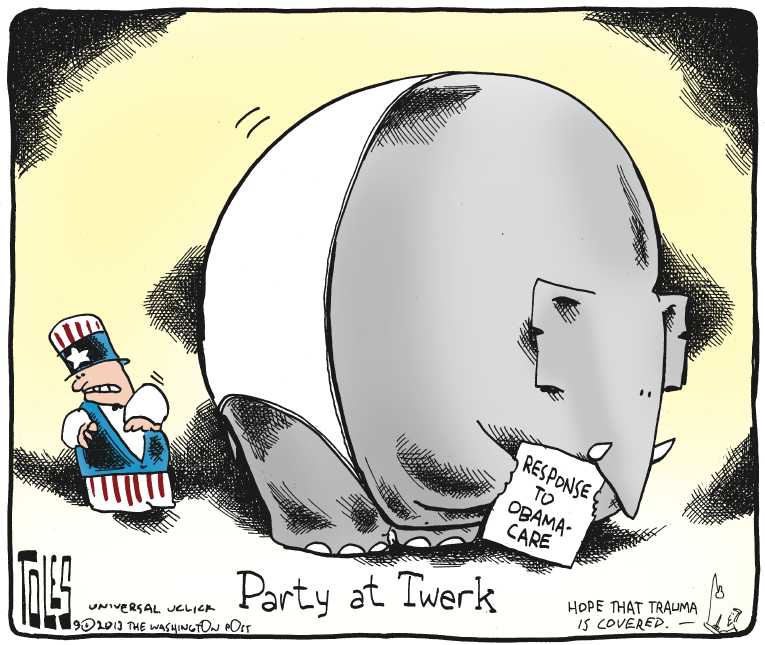 Political/Editorial Cartoon by Tom Toles, Washington Post on In Other News