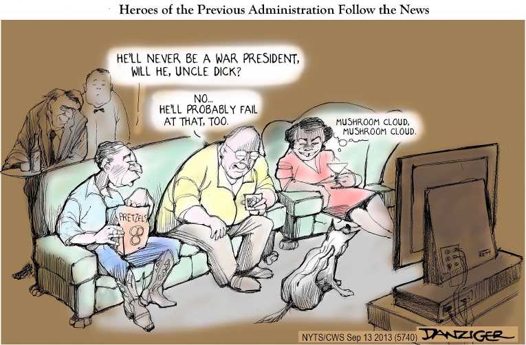 Political/Editorial Cartoon by Jeff Danziger, CWS/CartoonArts Intl. on Peaceful Resolution Possible