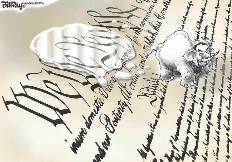 Political/Editorial Cartoon by Bill Day, Cagle Cartoons on “Expect More”