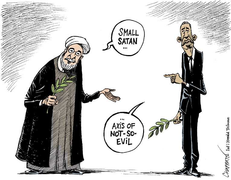 Political/Editorial Cartoon by Patrick Chappatte, International Herald Tribune on In Other News