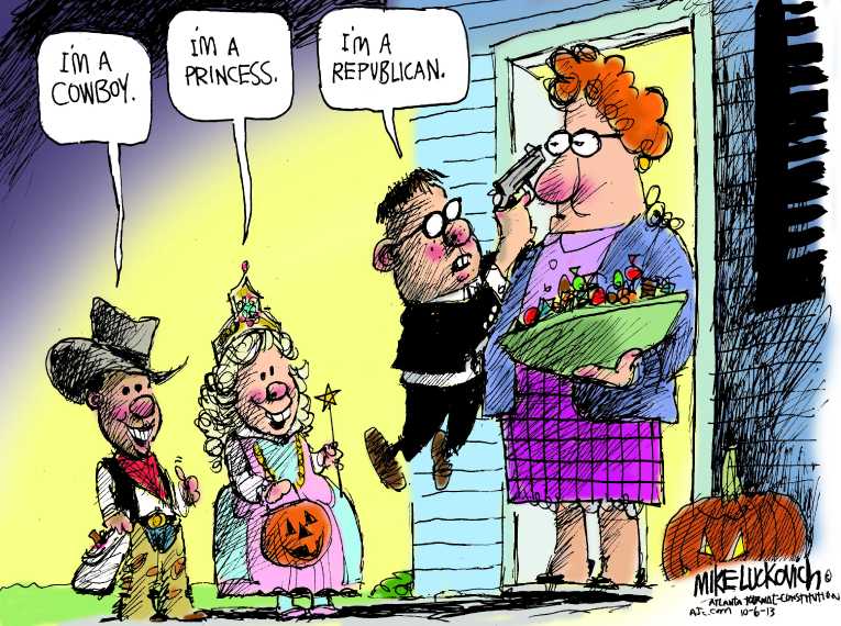 Political/Editorial Cartoon by Mike Luckovich, Atlanta Journal-Constitution on In Other News
