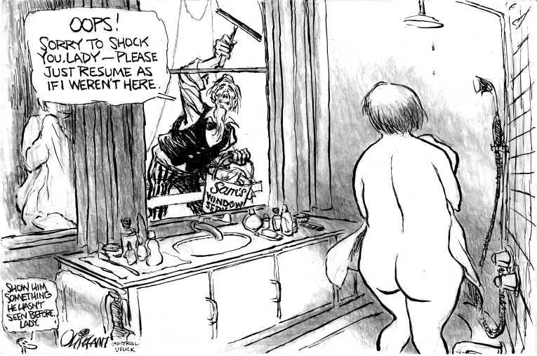 Political/Editorial Cartoon by Pat Oliphant, Universal Press Syndicate on US Bugged German Chancellor