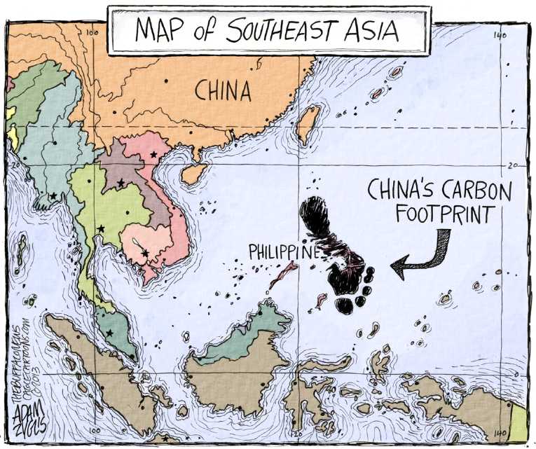 Political/Editorial Cartoon by Adam Zyglis, The Buffalo News on Crisis Worsening in Philippines
