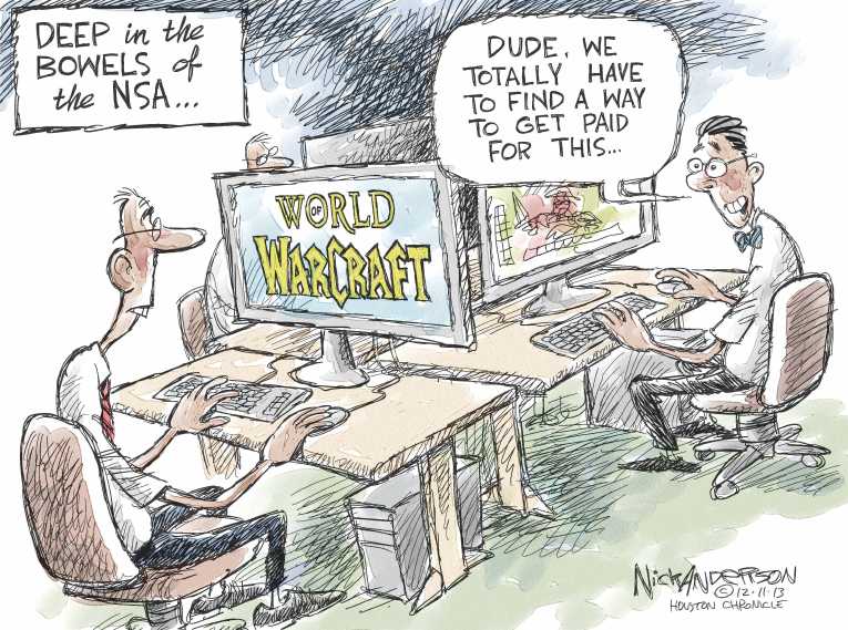 Political/Editorial Cartoon by Nick Anderson, Houston Chronicle on In Other News