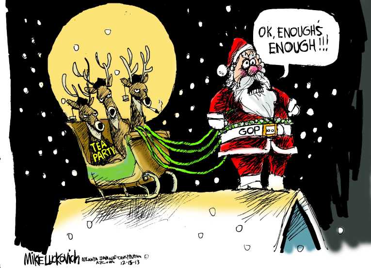 Political/Editorial Cartoon by Mike Luckovich, Atlanta Journal-Constitution on GOP Rethinking Strategy