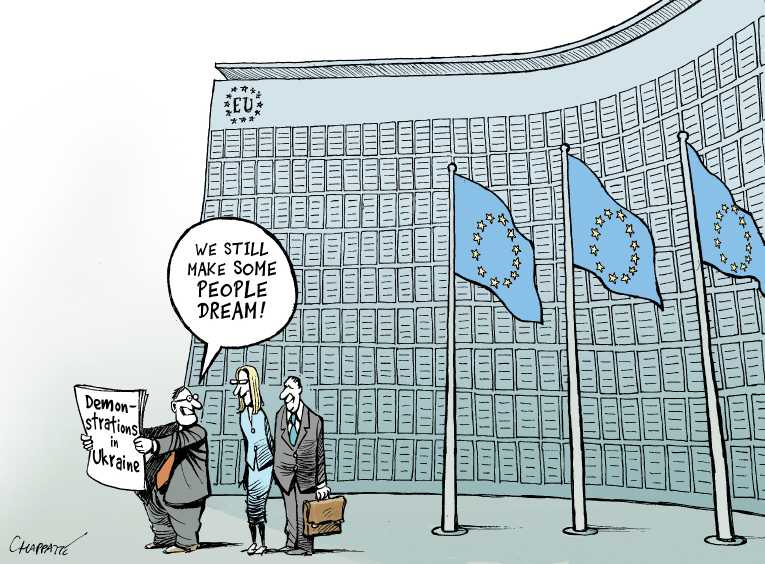 Political/Editorial Cartoon by Patrick Chappatte, International Herald Tribune on In Other News