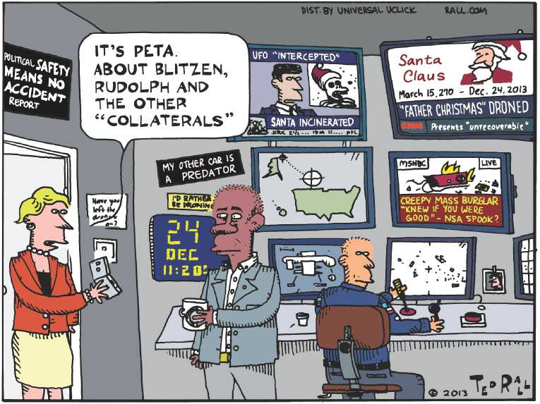 Political/Editorial Cartoon by Ted Rall on Homeland Security Tightening