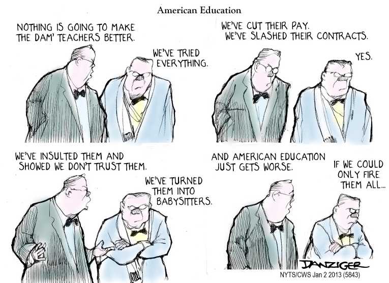 Political/Editorial Cartoon by Jeff Danziger, CWS/CartoonArts Intl. on GOP Sets Its Course