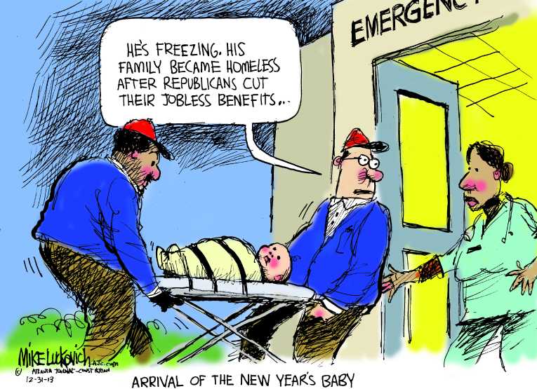Political/Editorial Cartoon by Mike Luckovich, Atlanta Journal-Constitution on GOP Sets Its Course