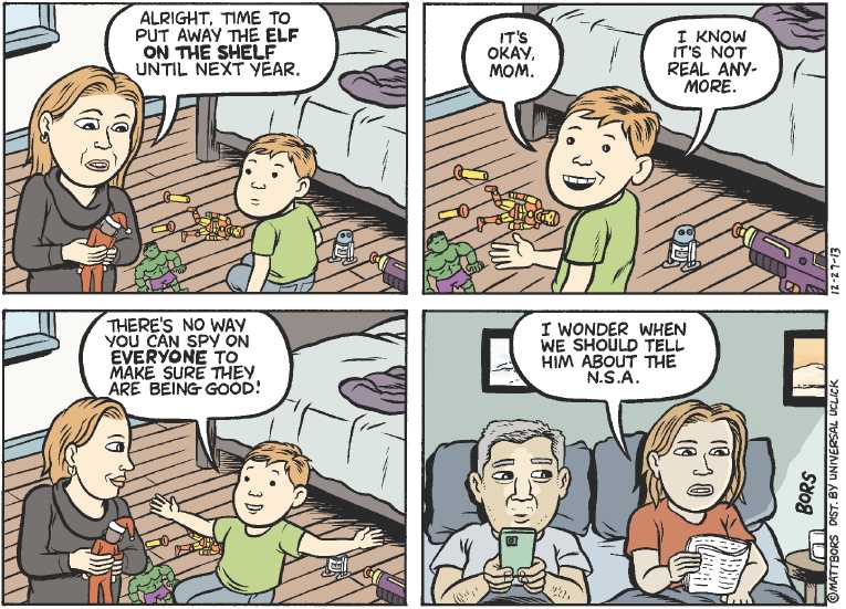Political/Editorial Cartoon by Matt Bors on National Security Tightens