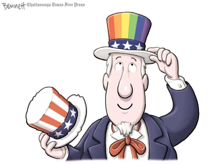 Political/Editorial Cartoon by Clay Bennett, Chattanooga Times Free Press on In Other News