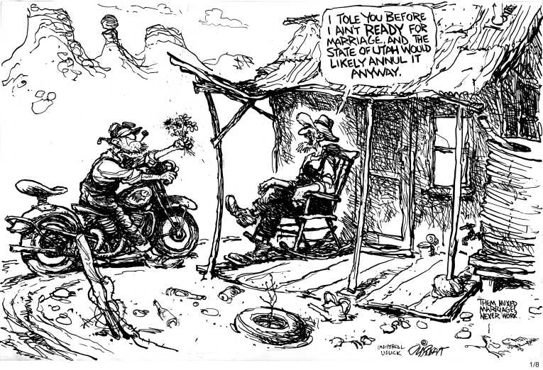 Political/Editorial Cartoon by Pat Oliphant, Universal Press Syndicate on In Other News