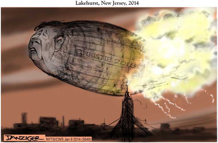 Political/Editorial Cartoon by Jeff Danziger, CWS/CartoonArts Intl. on Christie Fires Kelly