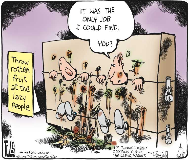 Political/Editorial Cartoon by Tom Toles, Washington Post on War on Poverty Commemorated