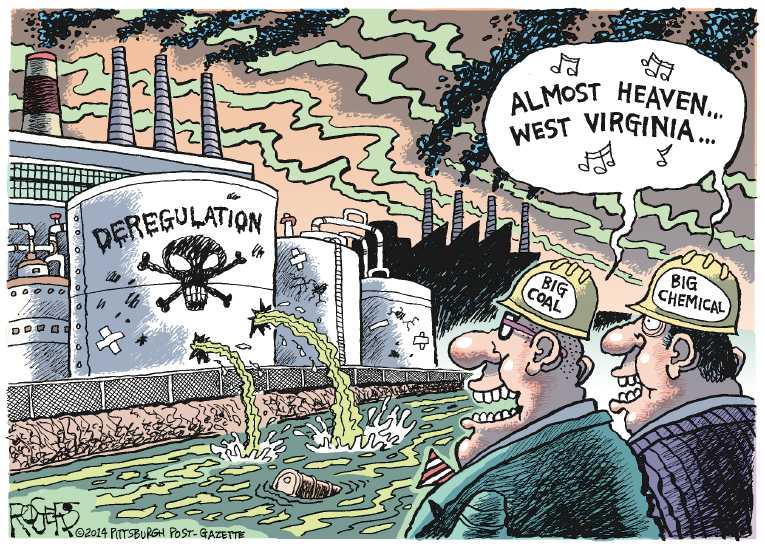 Political/Editorial Cartoon by Rob Rogers, The Pittsburgh Post-Gazette on GOP Pushes Smaller Government