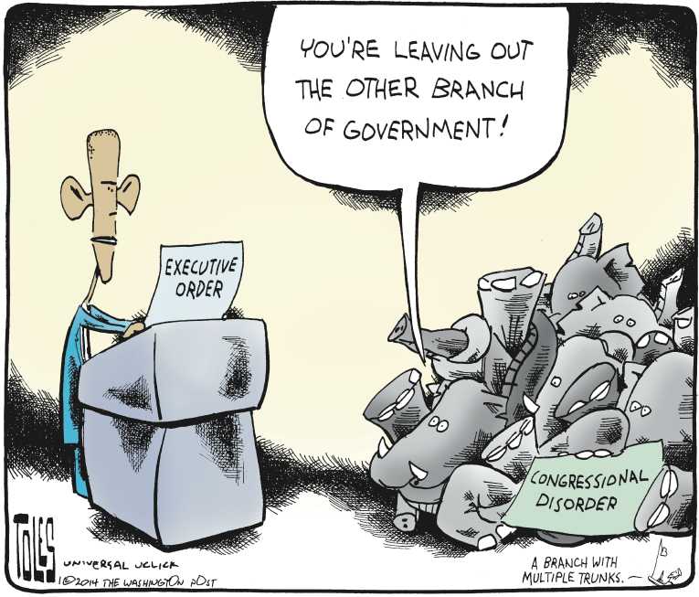 Political/Editorial Cartoon by Tom Toles, Washington Post on Republicans Look to Elections