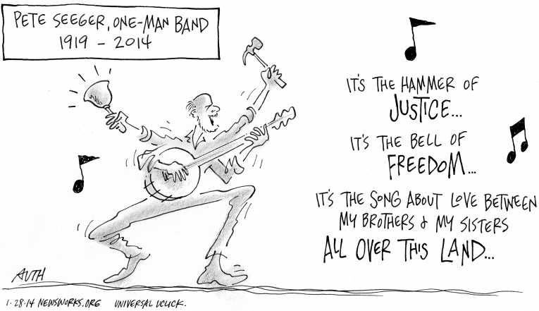 Political/Editorial Cartoon by Tony Auth, Philadelphia Inquirer on In Other News