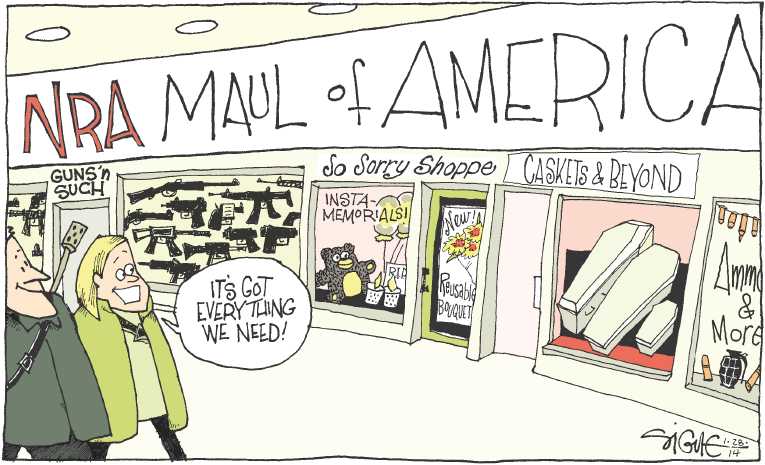 Political/Editorial Cartoon by Signe Wilkinson, Philadelphia Daily News on In Other News