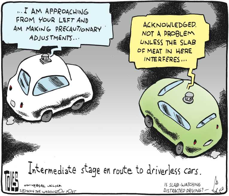 Political/Editorial Cartoon by Tom Toles, Washington Post on In Other News